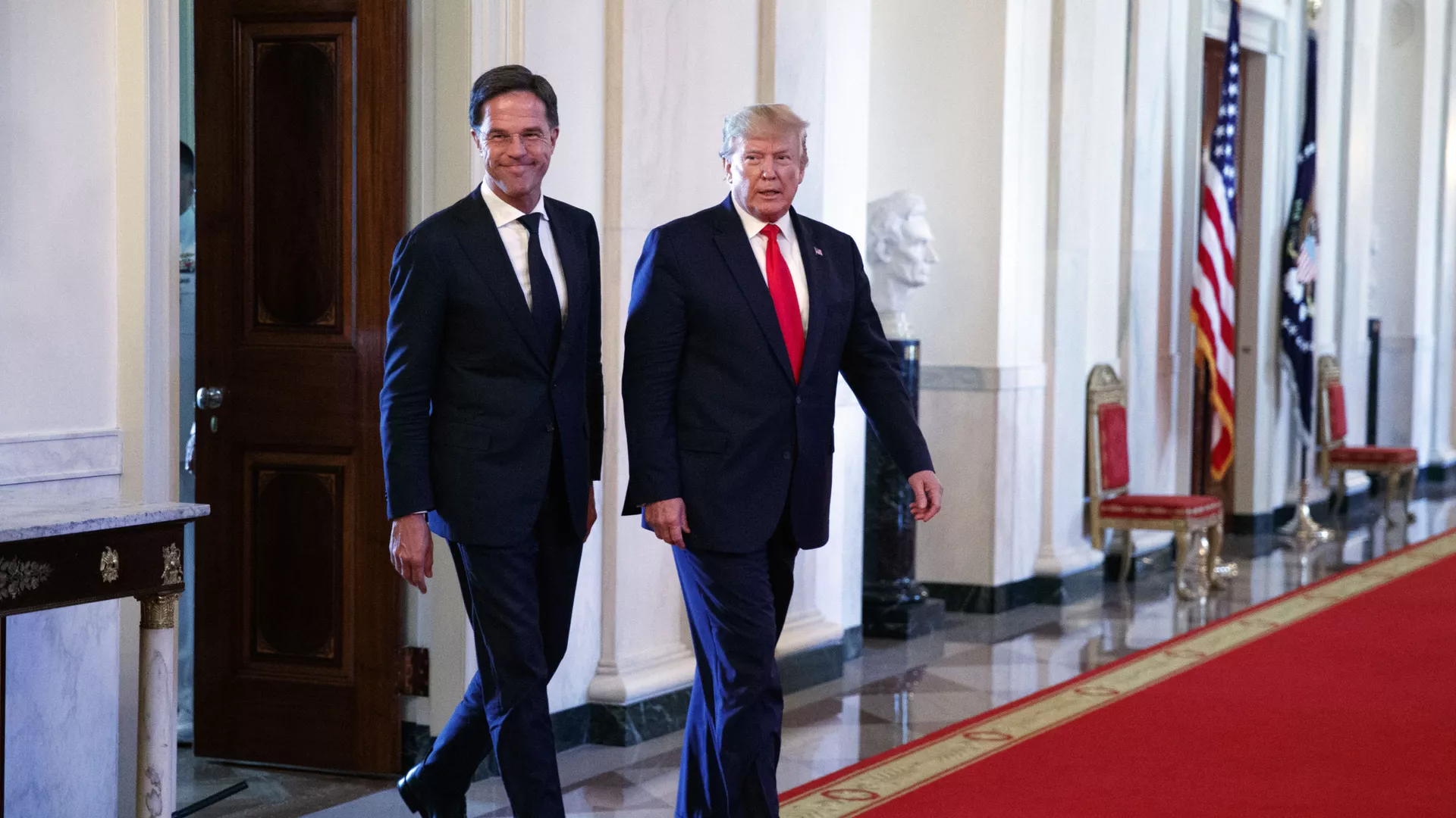 Trump, NATO Genel Sekreteri Rutte ile Beyaz Saray’da görüştü