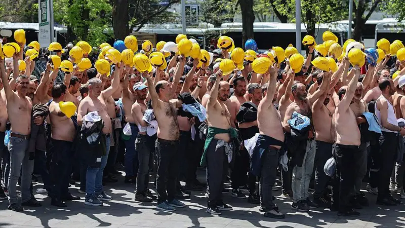 Doruk Madencilik işçileri yeniden Ankara’da: ‘Sözler tutulmadı’