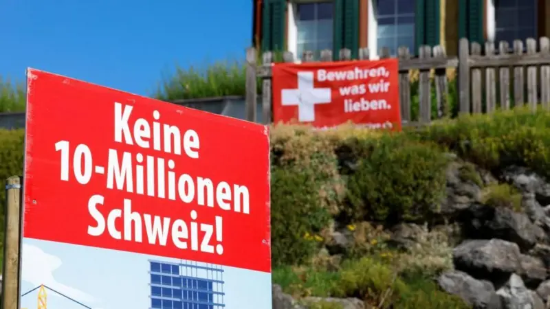 İsviçre, nüfusu 10 milyonla sınırlandırma planını reddetti