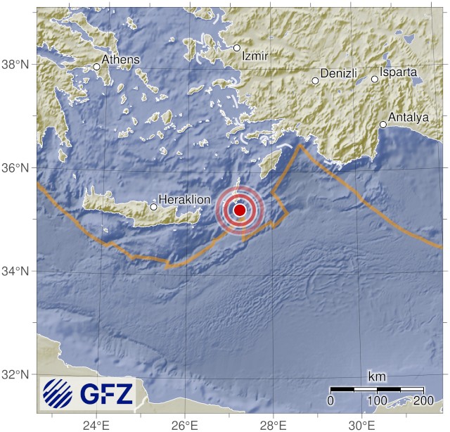 Akdeniz’de 5.3 deprem: Türkiye ve Yunanistan’da hissedildi